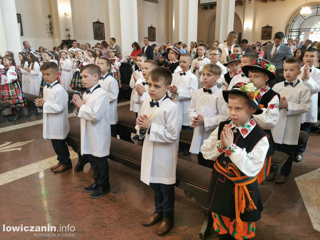 Domaniewice - uroczystość Pierwszej Komunii Świętej