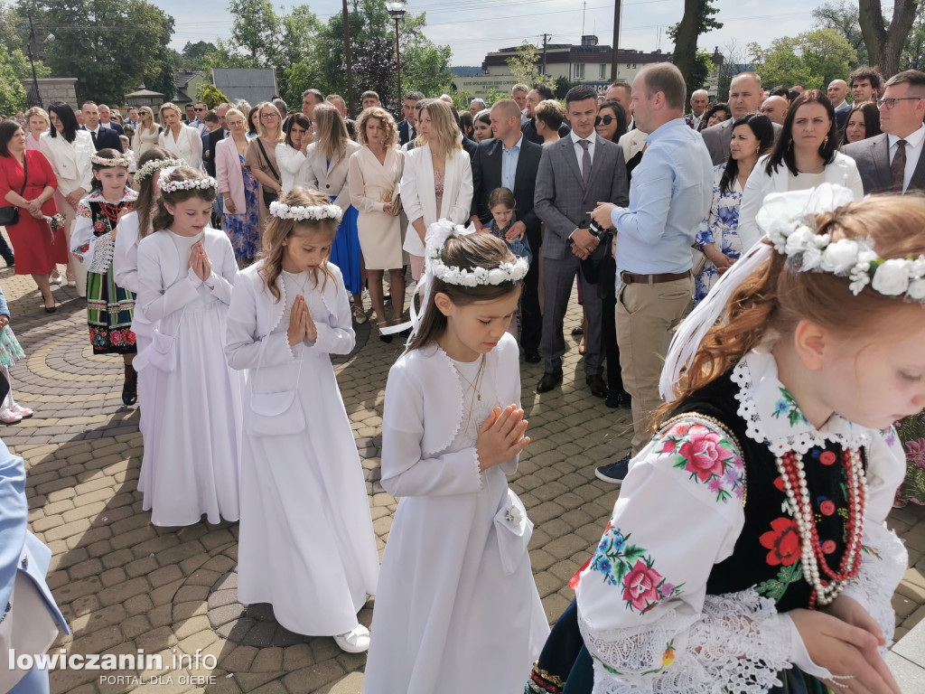 Domaniewice - uroczystość Pierwszej Komunii Świętej