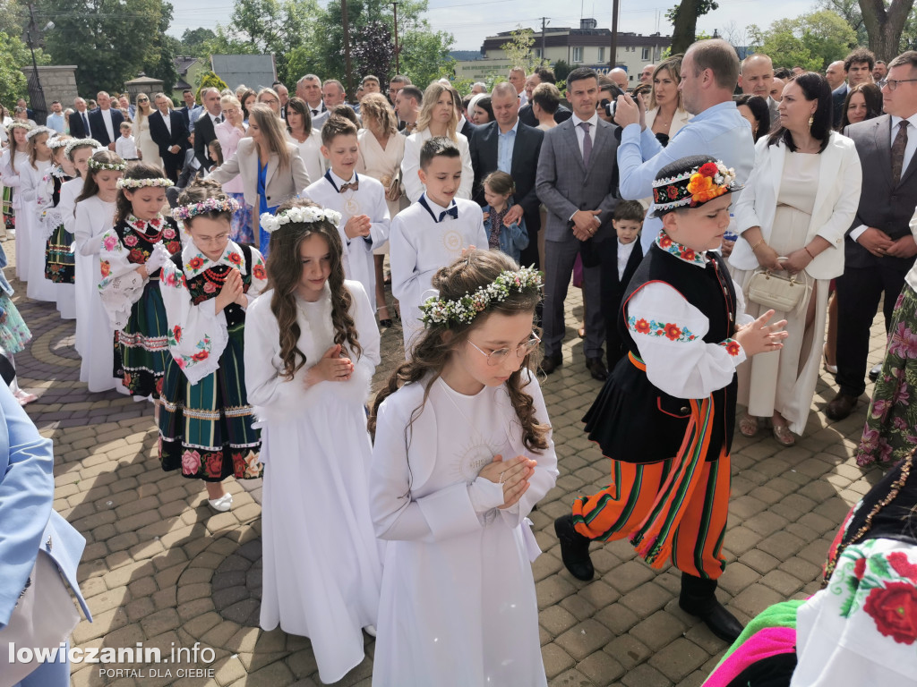 Domaniewice - uroczystość Pierwszej Komunii Świętej