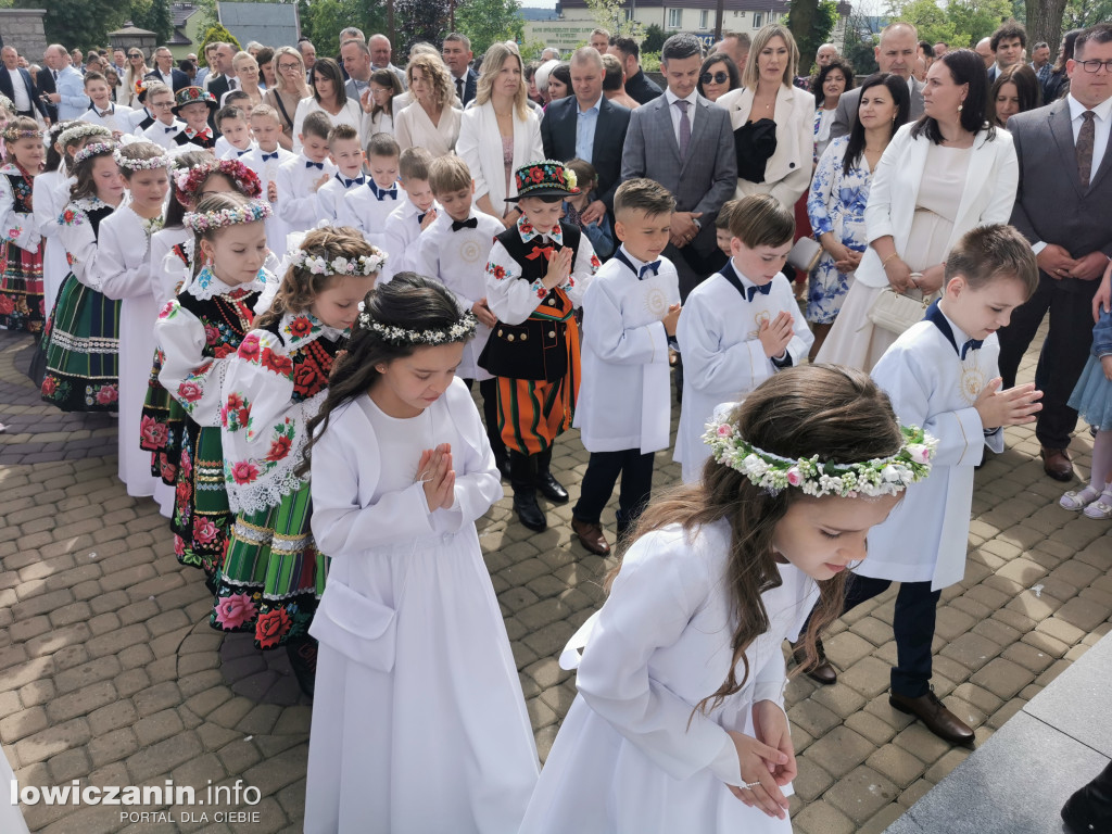 Domaniewice - uroczystość Pierwszej Komunii Świętej