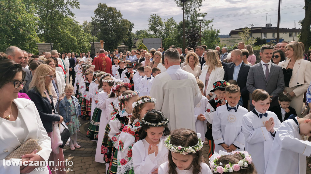 Domaniewice - uroczystość Pierwszej Komunii Świętej