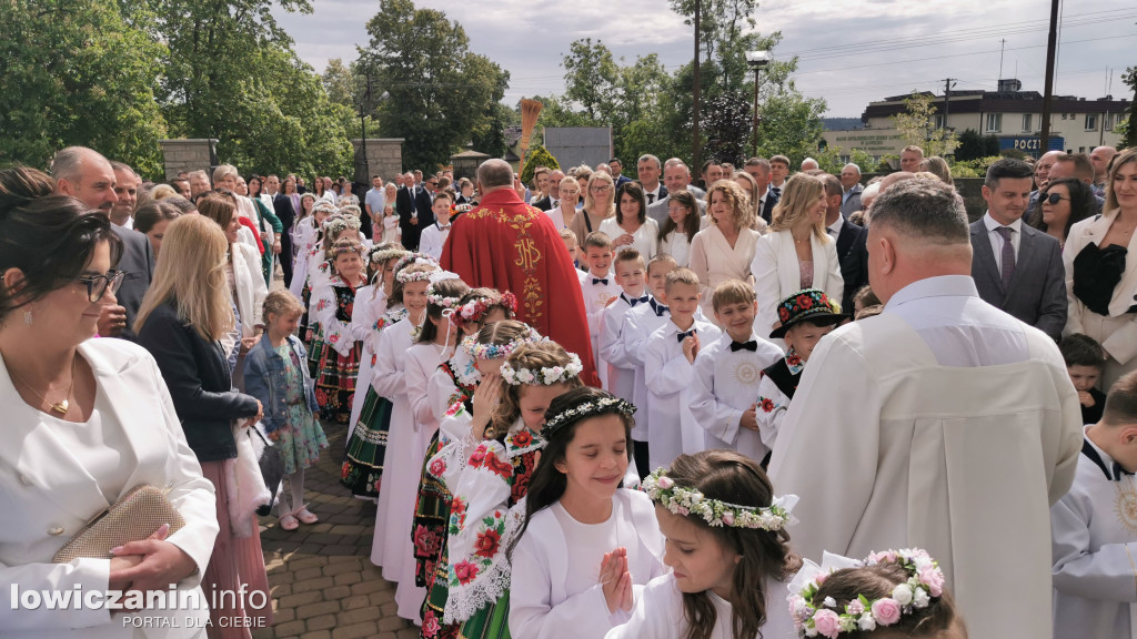 Domaniewice - uroczystość Pierwszej Komunii Świętej