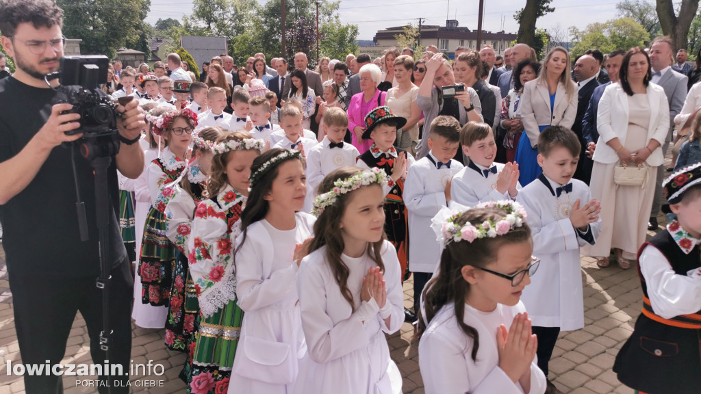 Domaniewice - uroczystość Pierwszej Komunii Świętej