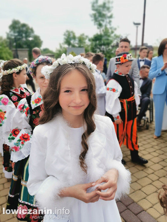 Domaniewice - uroczystość Pierwszej Komunii Świętej