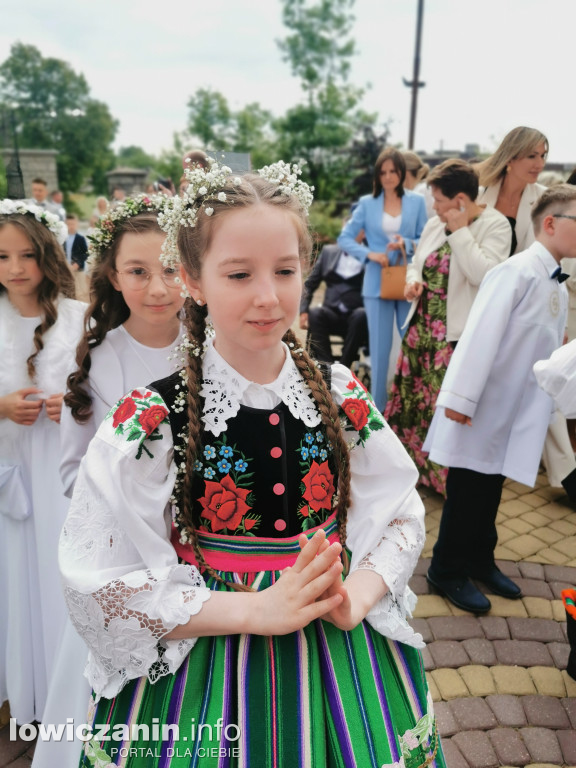 Domaniewice - uroczystość Pierwszej Komunii Świętej