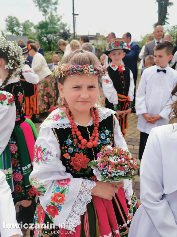Domaniewice - uroczystość Pierwszej Komunii Świętej