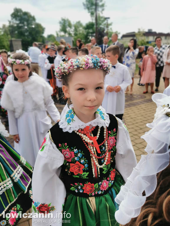 Domaniewice - uroczystość Pierwszej Komunii Świętej
