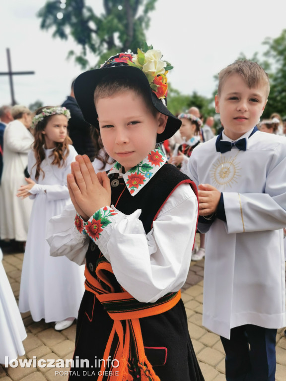 Domaniewice - uroczystość Pierwszej Komunii Świętej