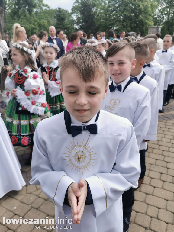 Domaniewice - uroczystość Pierwszej Komunii Świętej