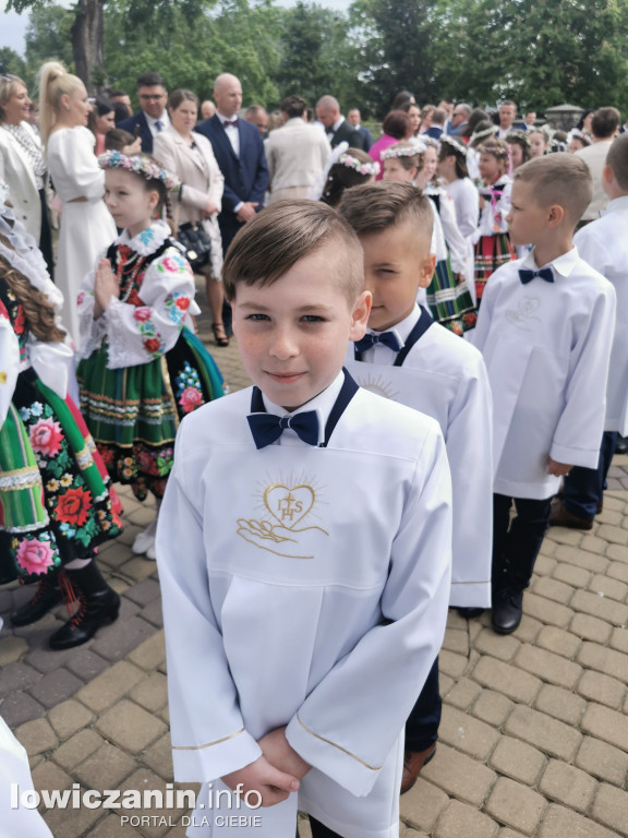 Domaniewice - uroczystość Pierwszej Komunii Świętej