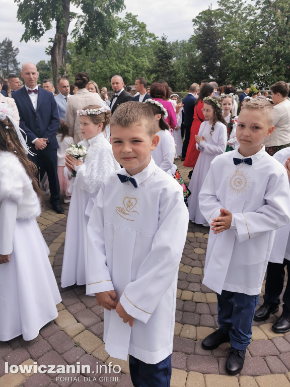 Domaniewice - uroczystość Pierwszej Komunii Świętej