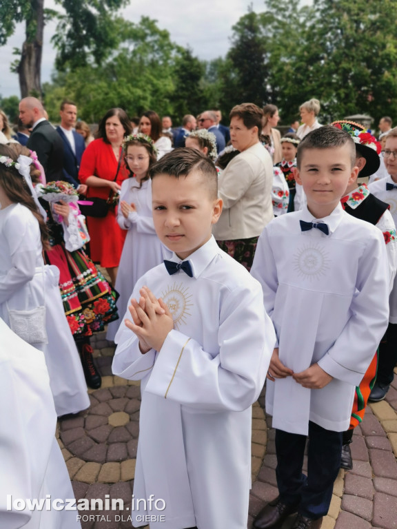 Domaniewice - uroczystość Pierwszej Komunii Świętej