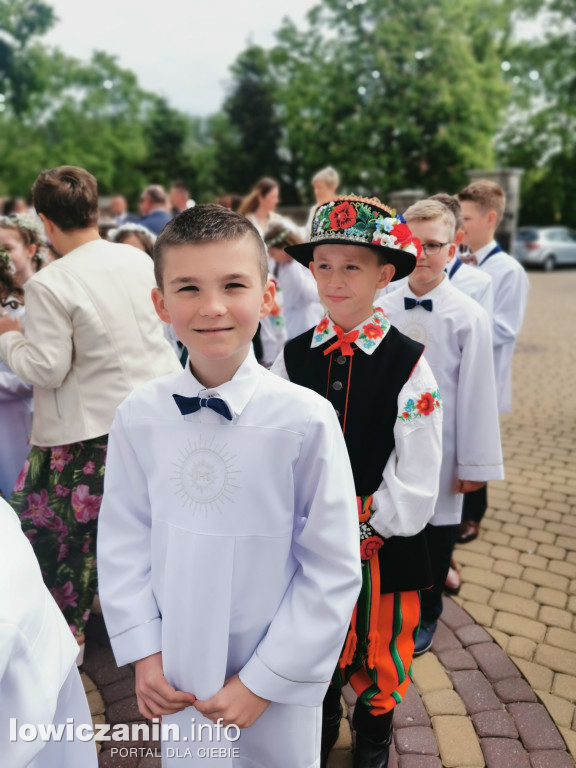 Domaniewice - uroczystość Pierwszej Komunii Świętej