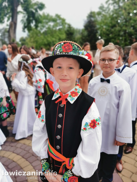 Domaniewice - uroczystość Pierwszej Komunii Świętej