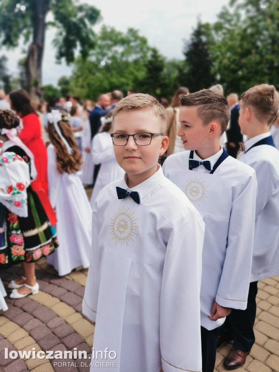 Domaniewice - uroczystość Pierwszej Komunii Świętej