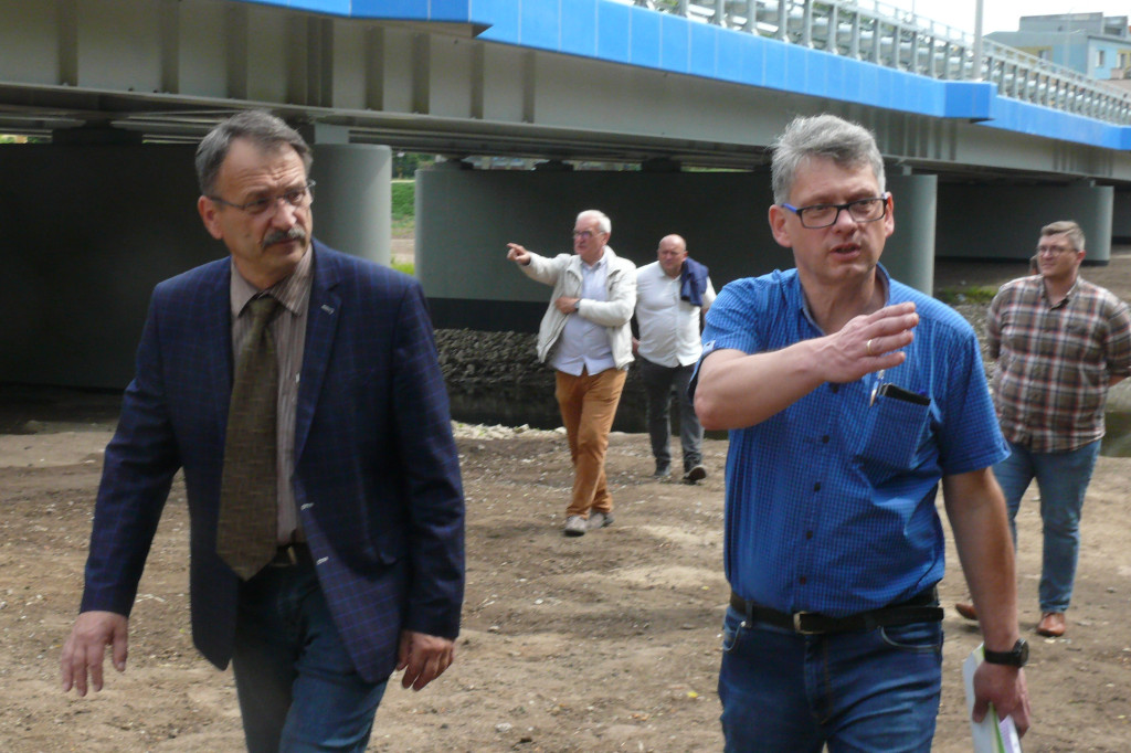 Odbiór mostu w ul. Mostowej w Łowiczu