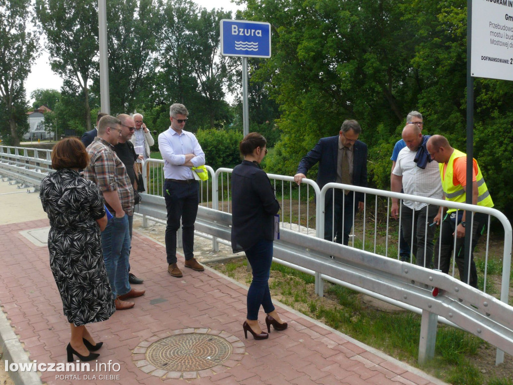 Odbiór mostu w ul. Mostowej w Łowiczu