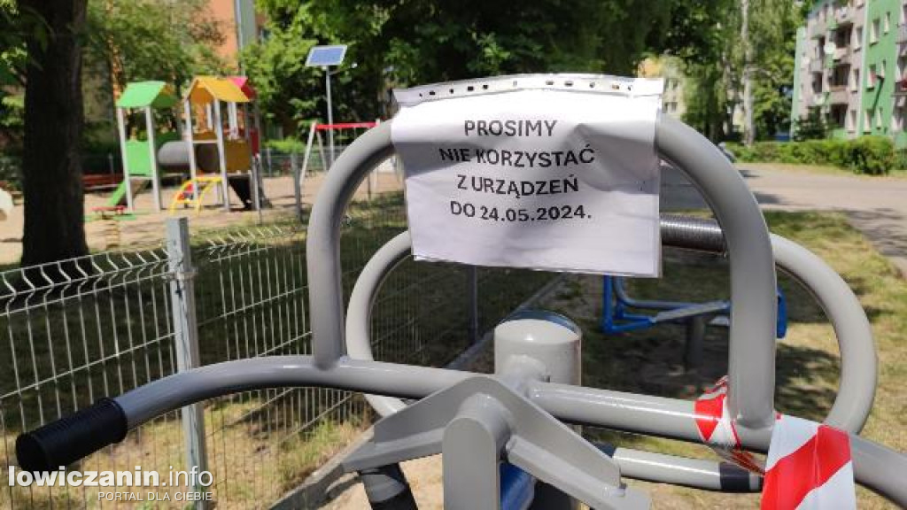 Nowe siłownie plenerowe na łowickich osiedlach