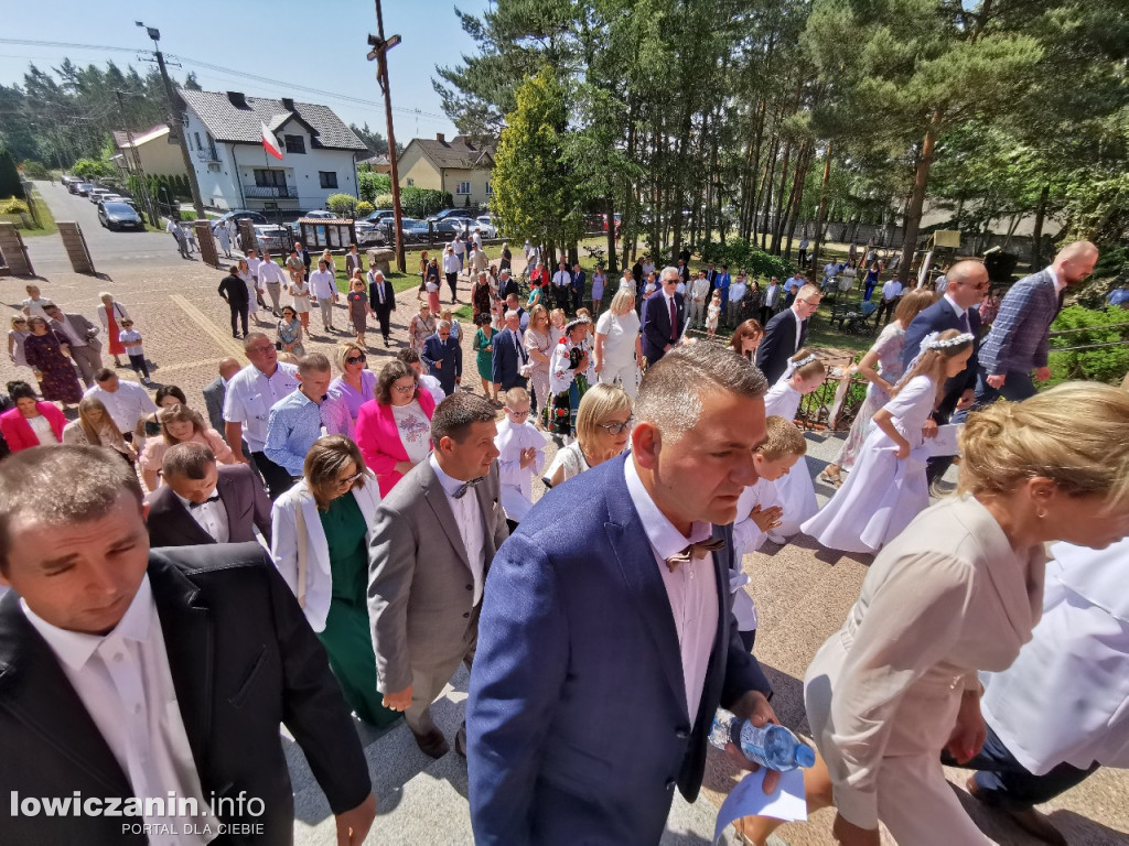 Pierwsza Komunia Święta w parafii w Bobrownikach