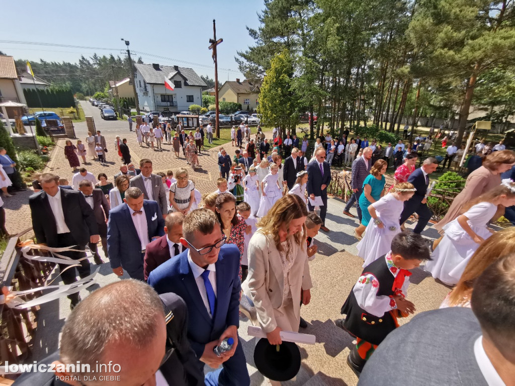 Pierwsza Komunia Święta w parafii w Bobrownikach