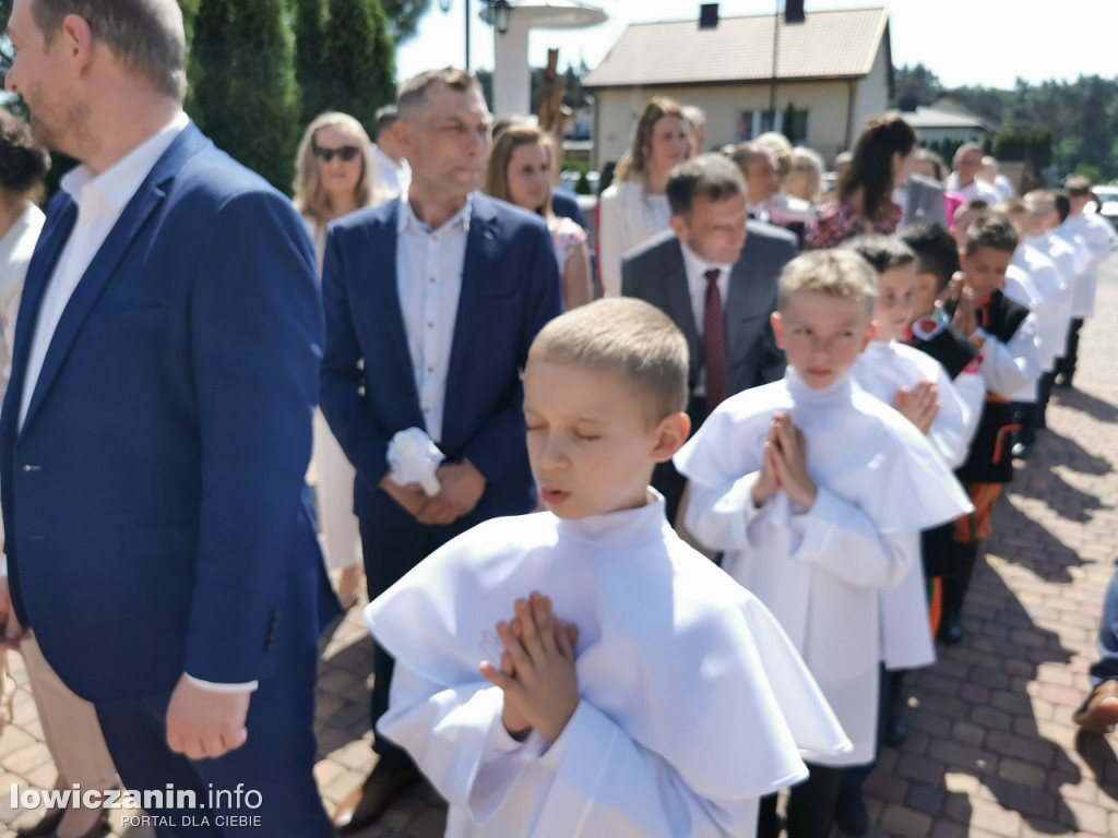 Pierwsza Komunia Święta w parafii w Bobrownikach