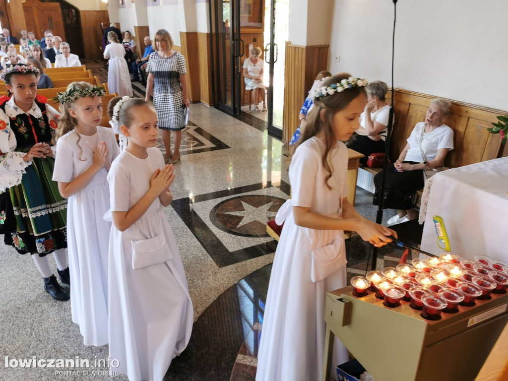 Pierwsza Komunia Święta w parafii w Bobrownikach