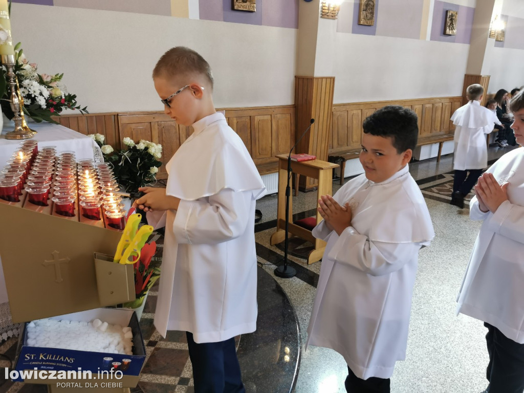 Pierwsza Komunia Święta w parafii w Bobrownikach