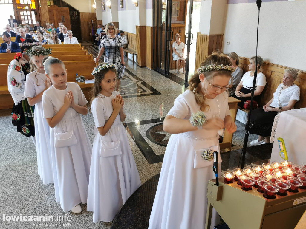 Pierwsza Komunia Święta w parafii w Bobrownikach