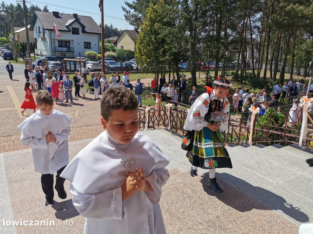 Pierwsza Komunia Święta w parafii w Bobrownikach