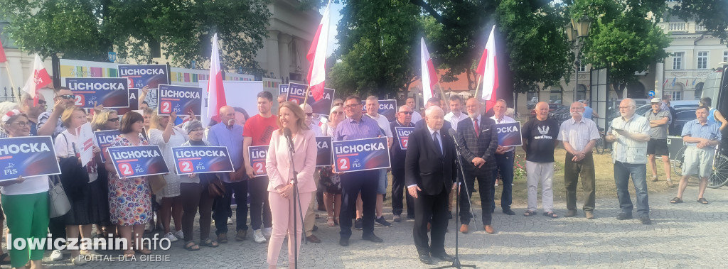 Jarosław Kaczyński w Łowiczu