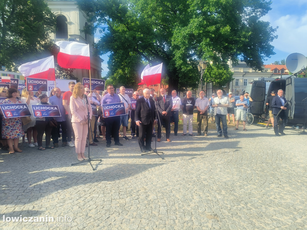 Jarosław Kaczyński w Łowiczu