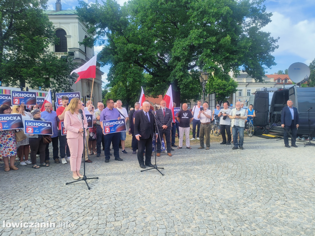 Jarosław Kaczyński w Łowiczu