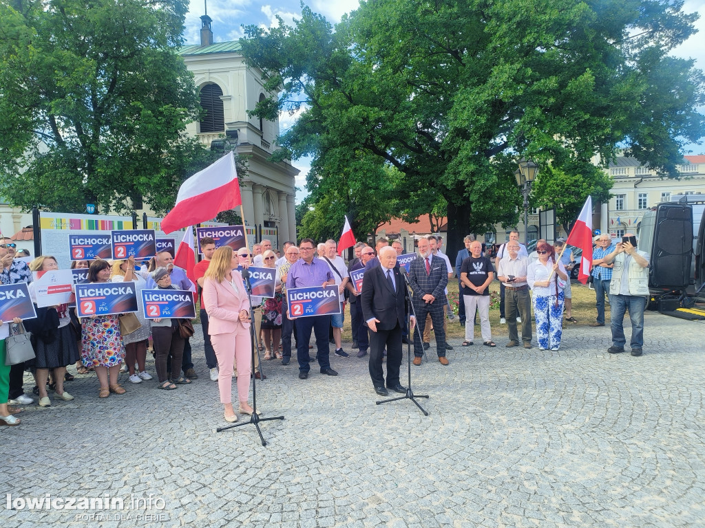 Jarosław Kaczyński w Łowiczu