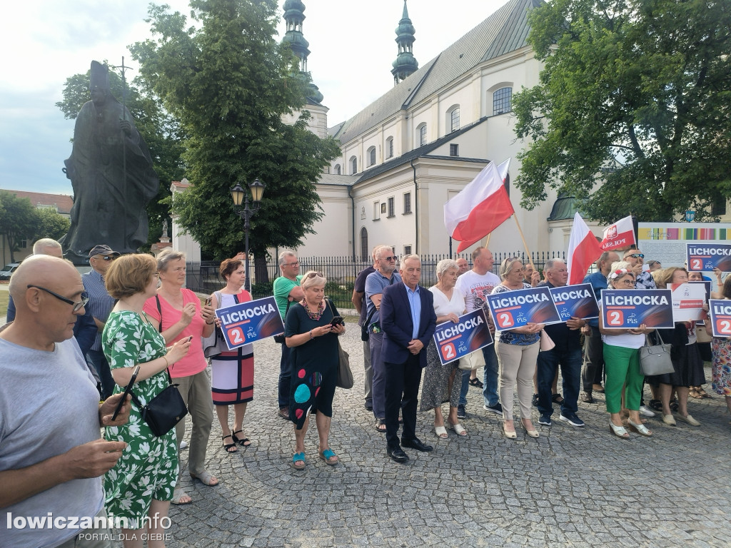 Jarosław Kaczyński w Łowiczu