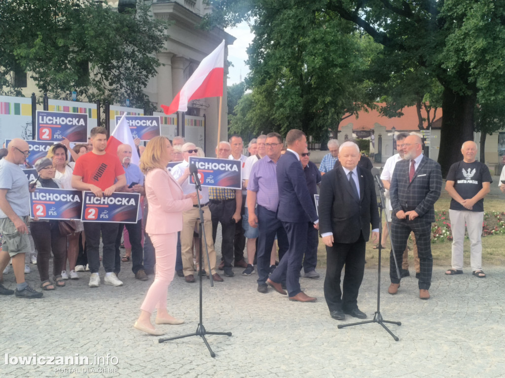 Jarosław Kaczyński w Łowiczu