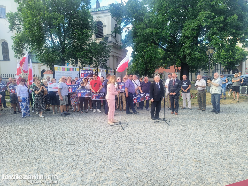 Jarosław Kaczyński w Łowiczu