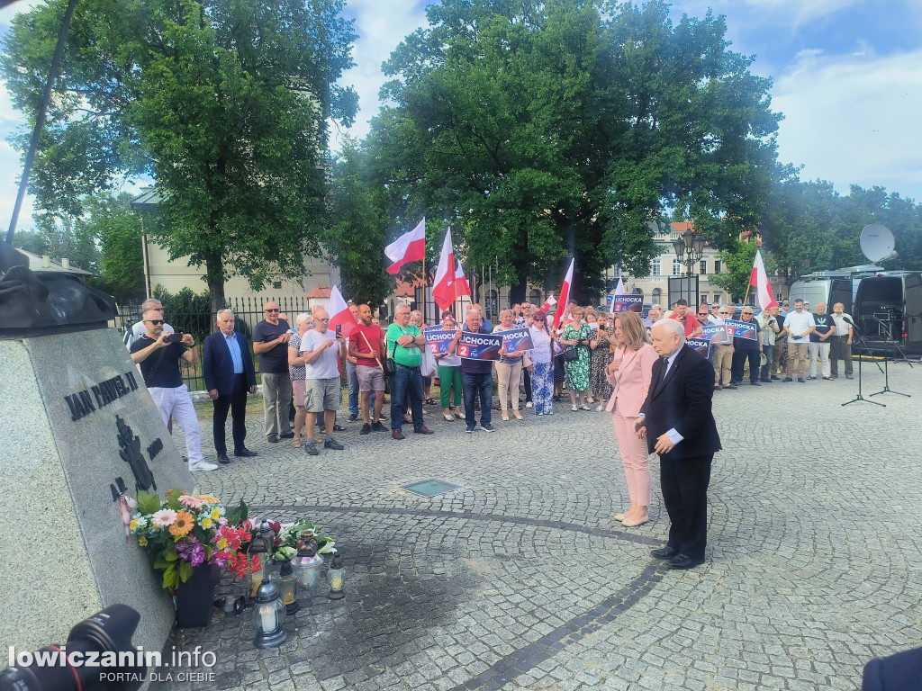 Jarosław Kaczyński w Łowiczu