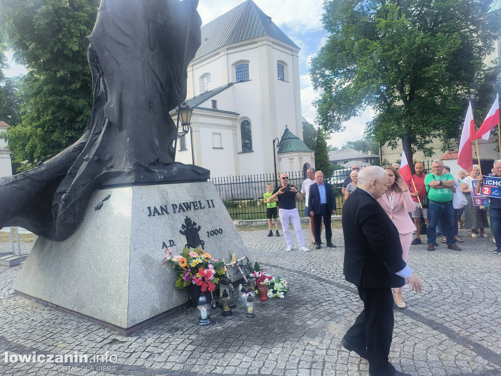 Jarosław Kaczyński w Łowiczu