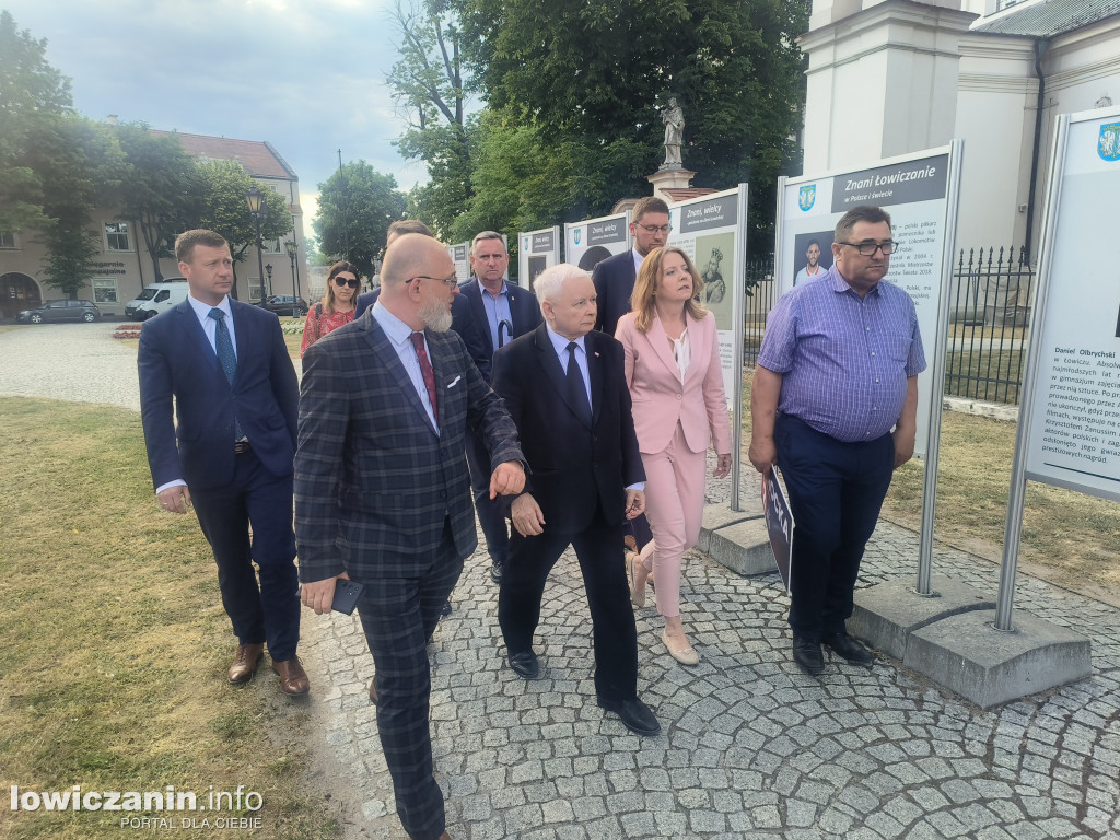 Jarosław Kaczyński w Łowiczu