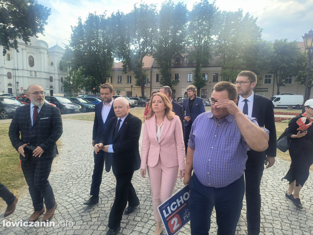 Jarosław Kaczyński w Łowiczu