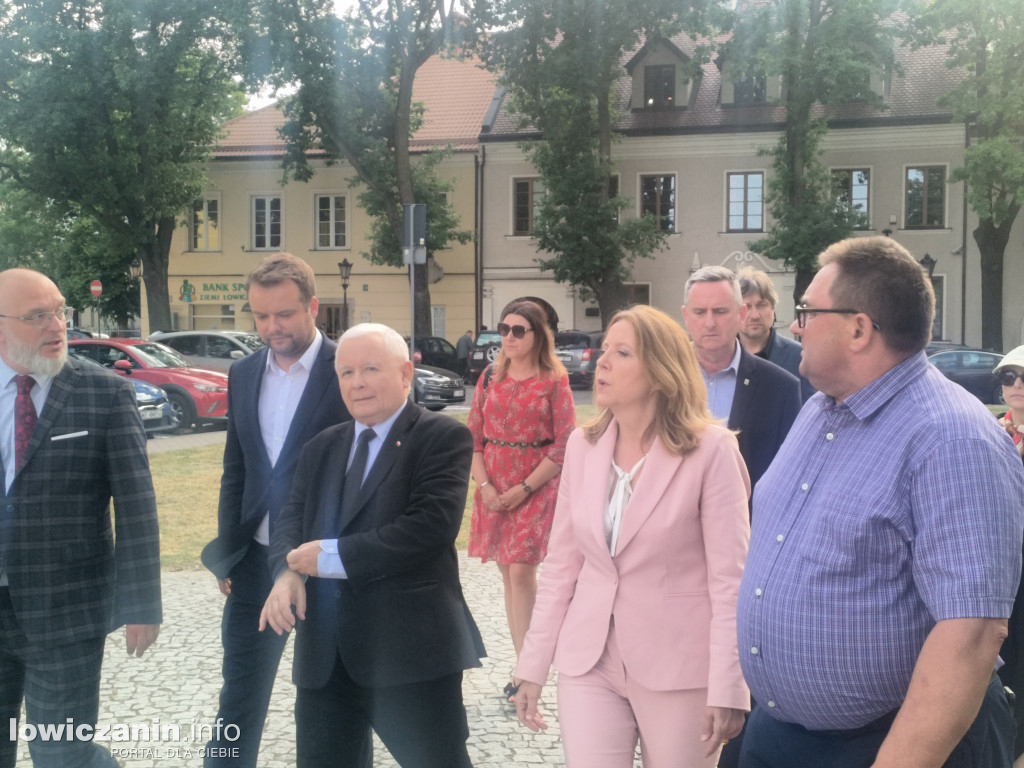 Jarosław Kaczyński w Łowiczu