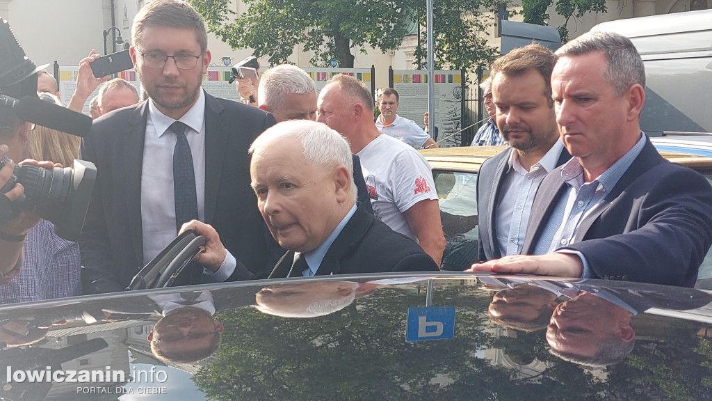 Jarosław Kaczyński w Łowiczu