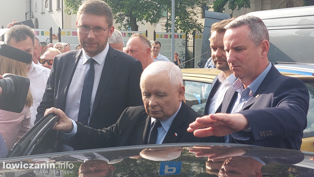 Jarosław Kaczyński w Łowiczu