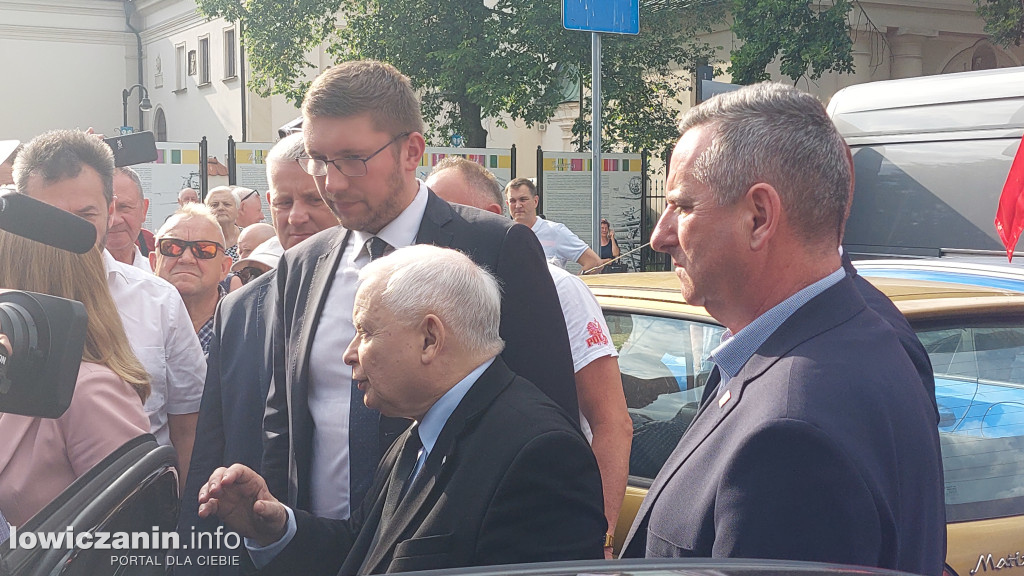 Jarosław Kaczyński w Łowiczu