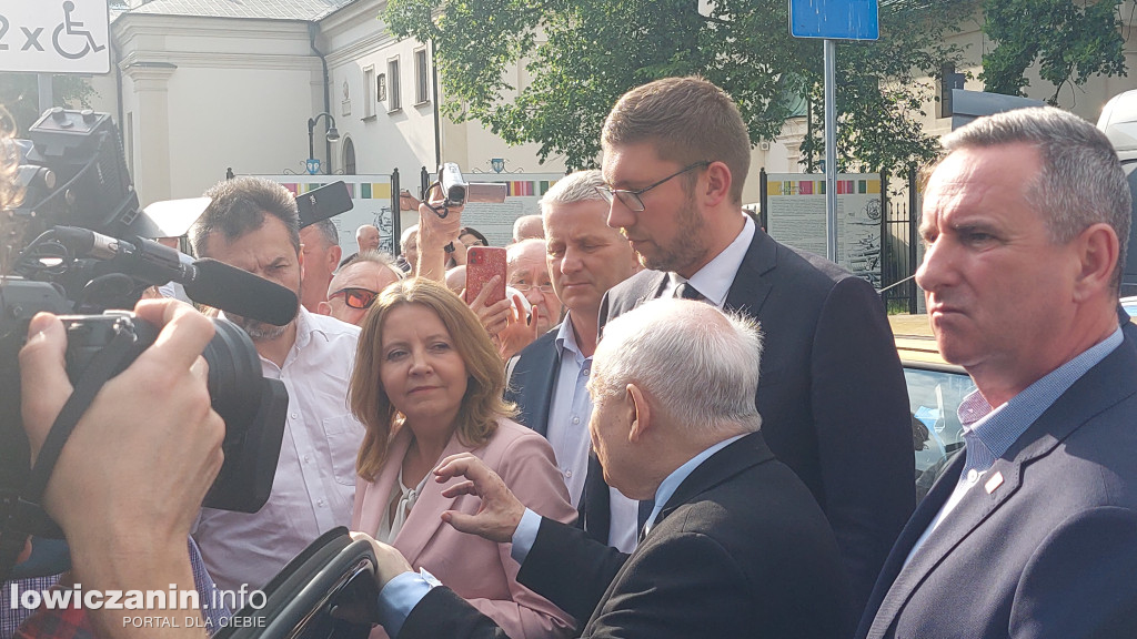 Jarosław Kaczyński w Łowiczu