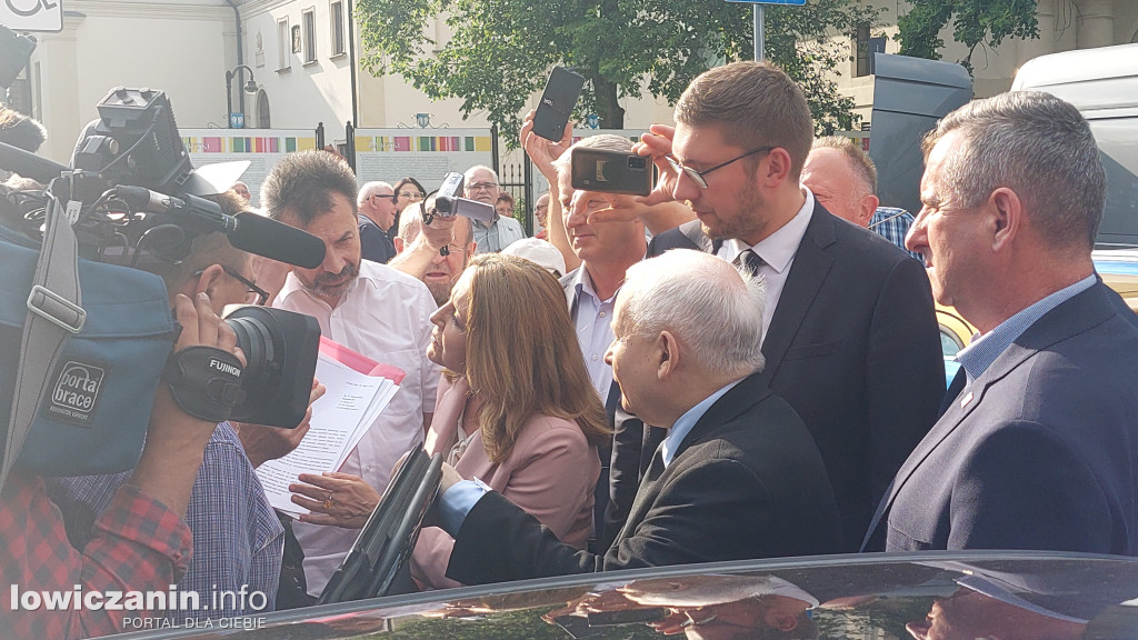 Jarosław Kaczyński w Łowiczu