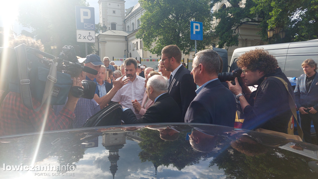 Jarosław Kaczyński w Łowiczu