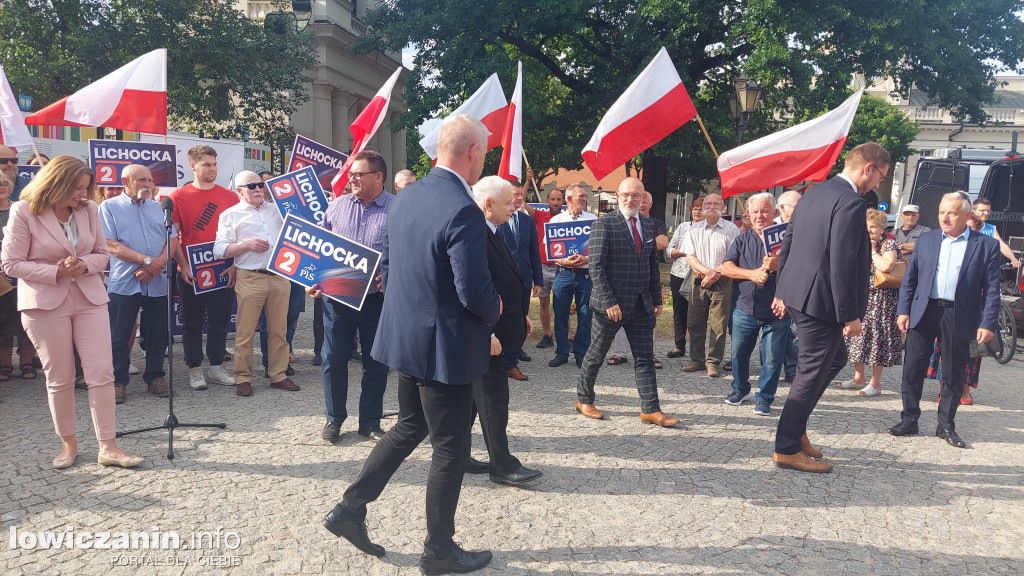 Jarosław Kaczyński w Łowiczu