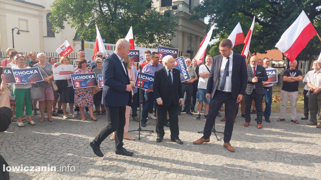 Jarosław Kaczyński w Łowiczu