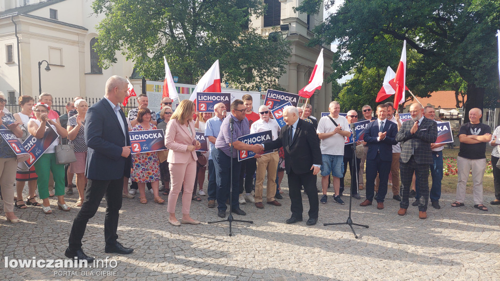 Jarosław Kaczyński w Łowiczu